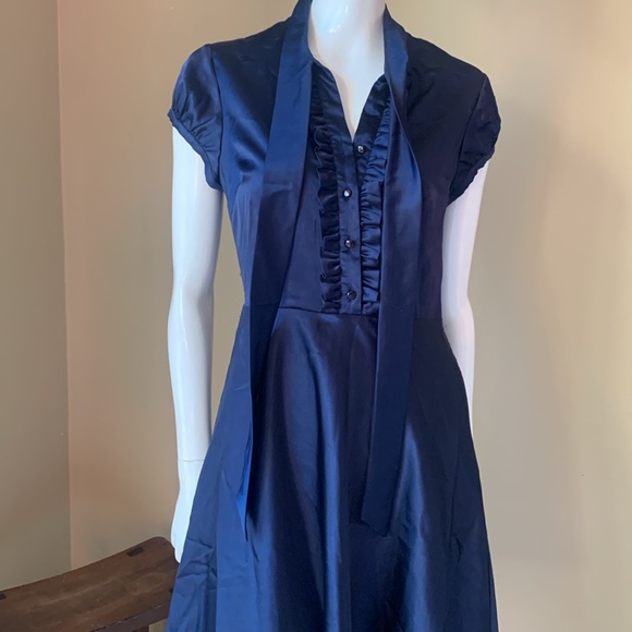 FOREVER Navy Dress Small - Picture 10 of 10